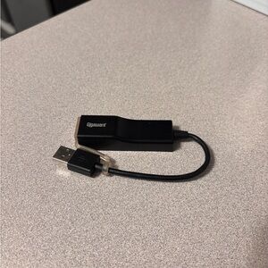Gigaware Black USB 2.0 Ethernet Adapter